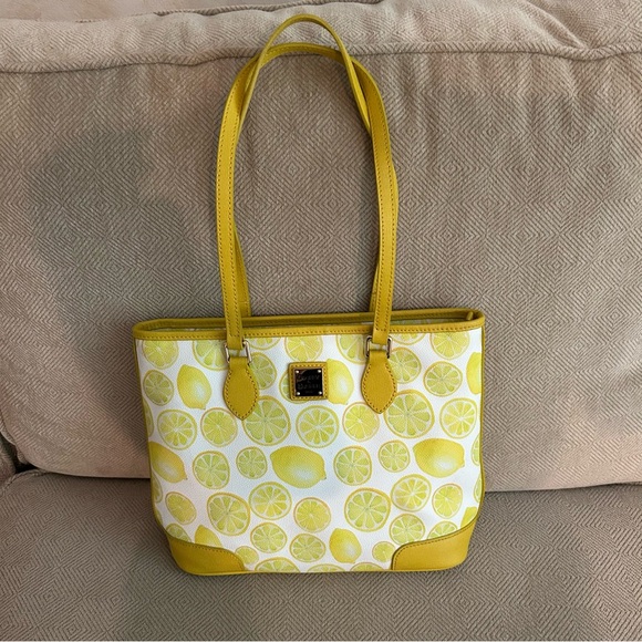 Dooney & Bourke Handbags - Dooney& Bourke limone lemons Richmond shopper womens tote bag 1975 J 13298910